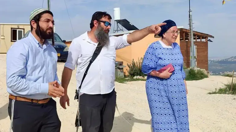Цви Суккот и Орит Струк в ходе поездки