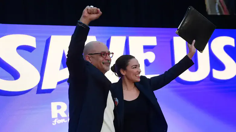 Chris Rabb and Rep. Alexandria Ocasio-Cortez