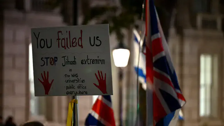UK protest against antisemitism