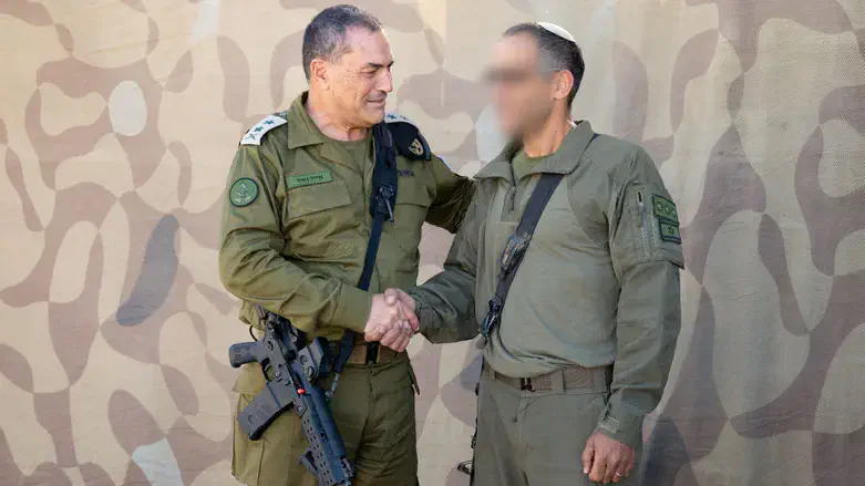 IDF Chief of Staff Eyal Zamir in northern Israel