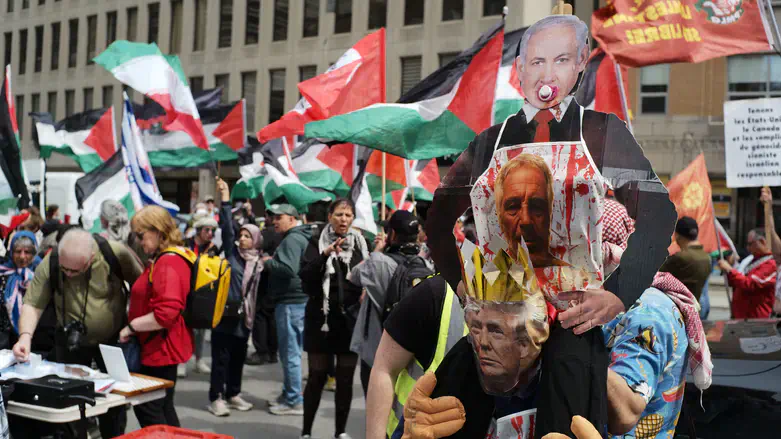 Anti-Israel demonstration in Montreal