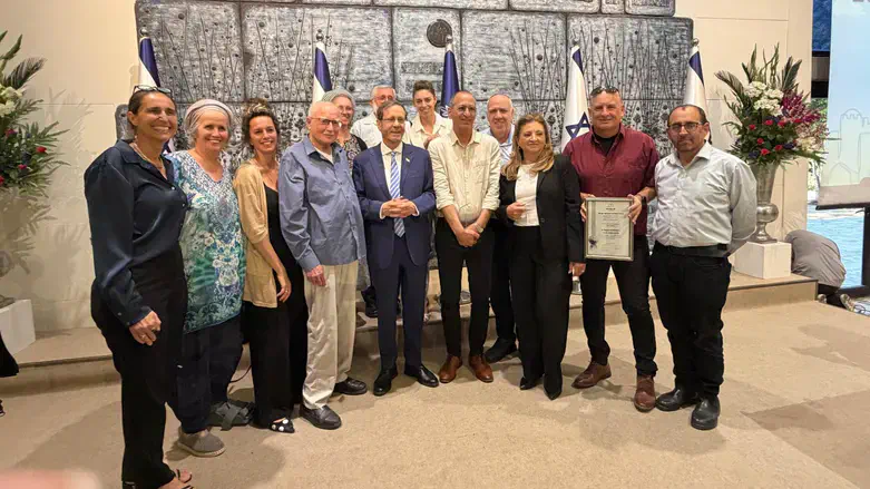 הטקס בבית הנשיא