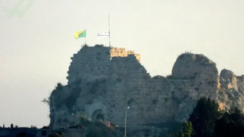 דגל ישראל הונף מחדש בבופור