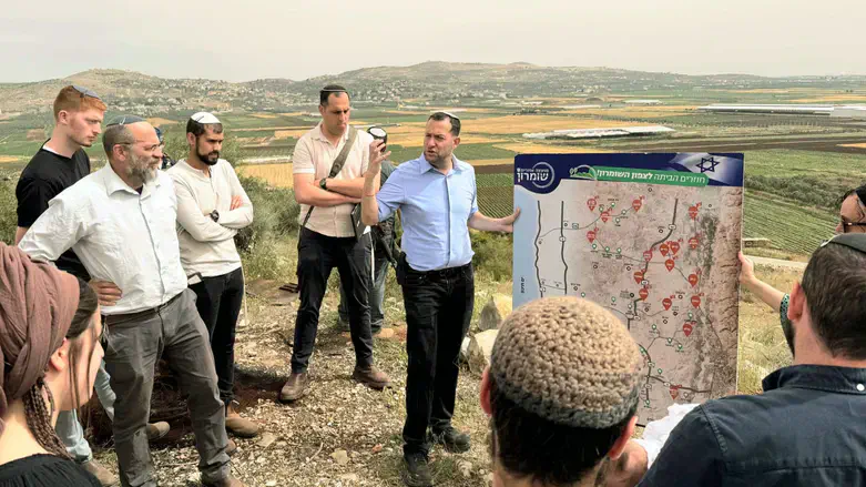 יוסי דגן בצפון השומרון