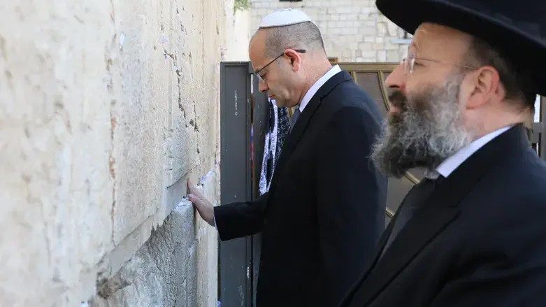 Roman Gofman at Western Wall