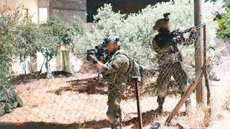 Hasmonean Brigade combat soldiers in Jenin