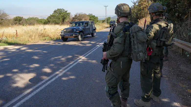 IDF forces on the northern border