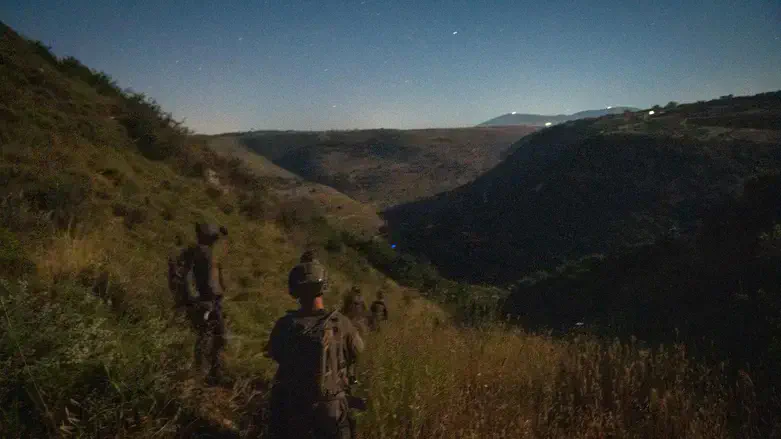 IDF troops in the area of the Saluki River