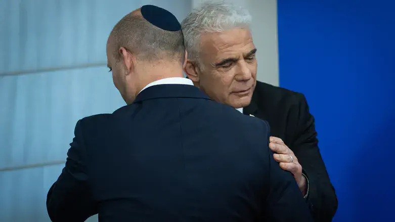 Yair Lapid and Naftali Bennett