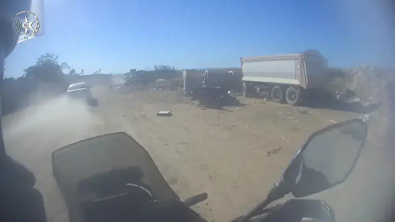 Chase ended in car overturning