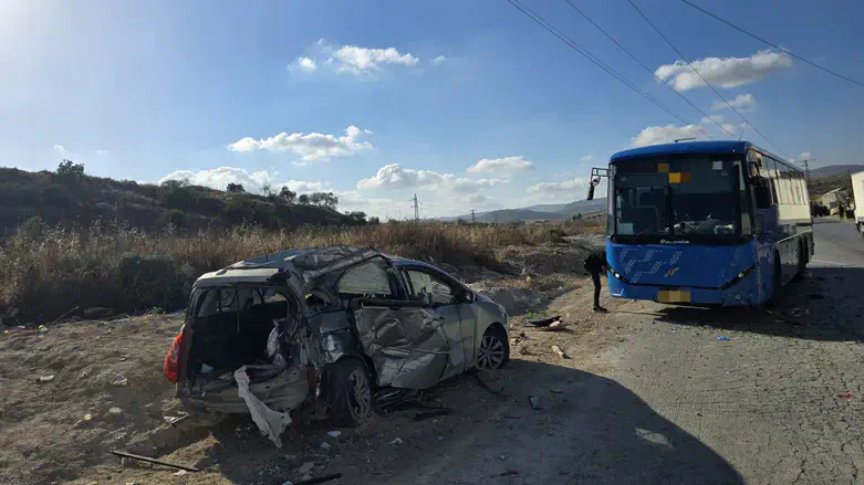 זירת התאונה