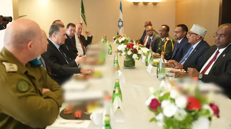פגישת שר הביטחון כ"ץ ונשיא סומלילנד