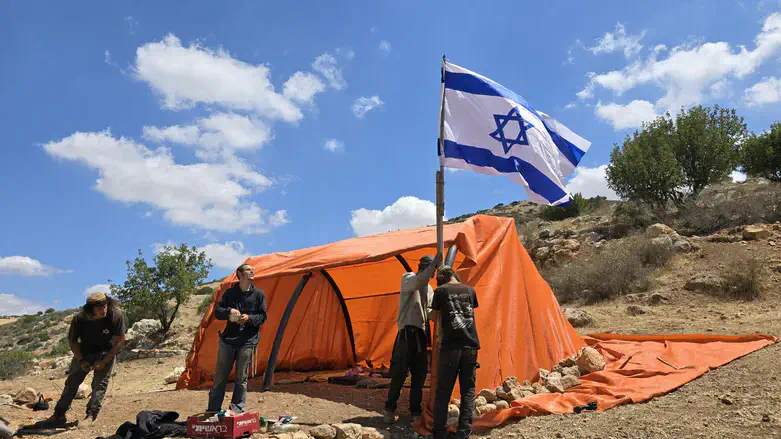 אחת מהנקודות שהוקמו לזכר יהודה שרמן הי"ד