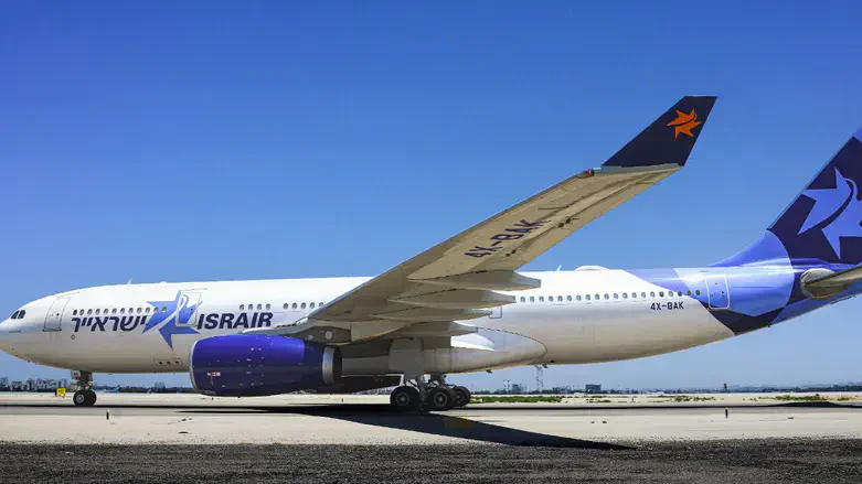 Israir plane, illustration