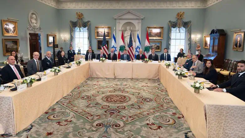 Lebanon and Israeli delegations meet in Washington. Archive