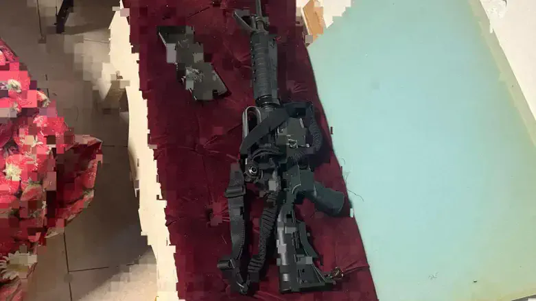 One of the weapons that was seized