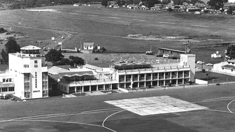 The terminal at Entebbe where the hostages were held