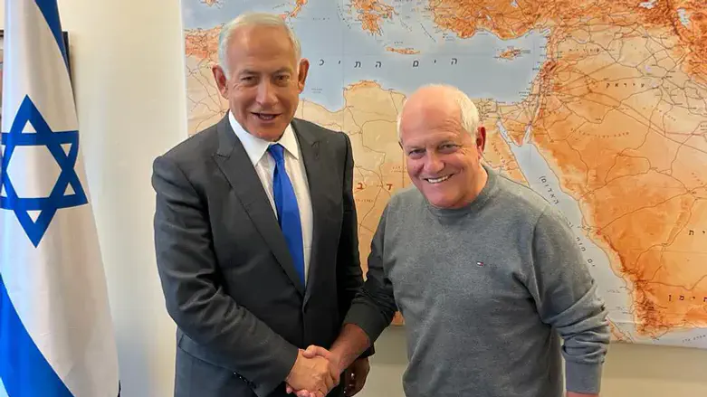 Prime Minister Netanyahu and Minister Haim Katz