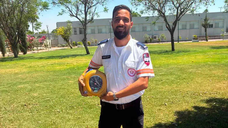Magen David Adom paramedic Liav Yaakobi