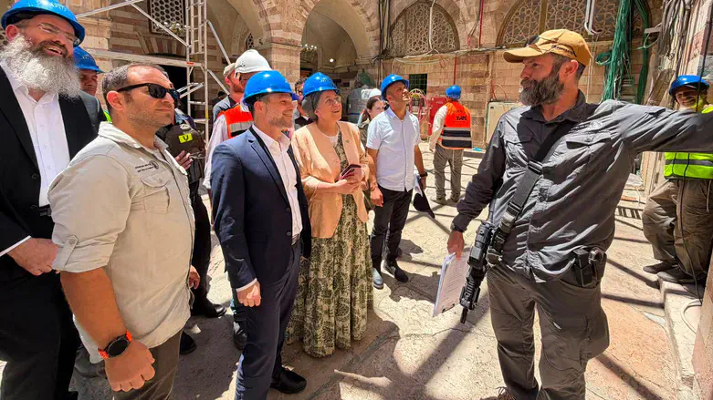 At the renovation
