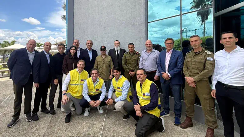 Members of the Israeli delegation to Venezuela