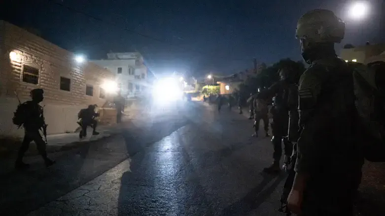 IDF soldiers in Judea and Samaria