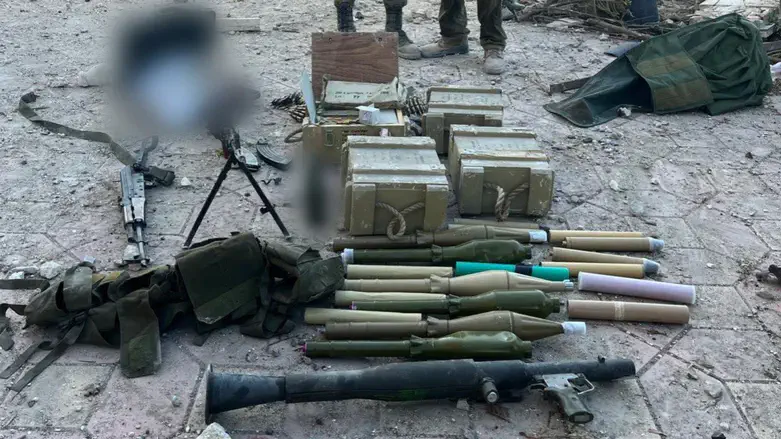 Some of the weapons found in Hadatha