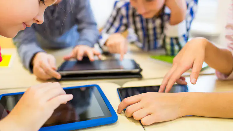 School technology, illustration