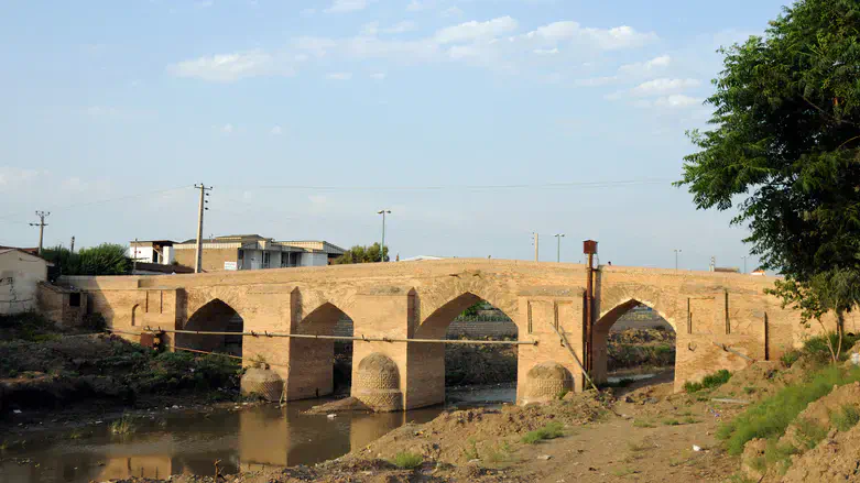 Akkale Bridge in Gorgan, Iran (illustrative)