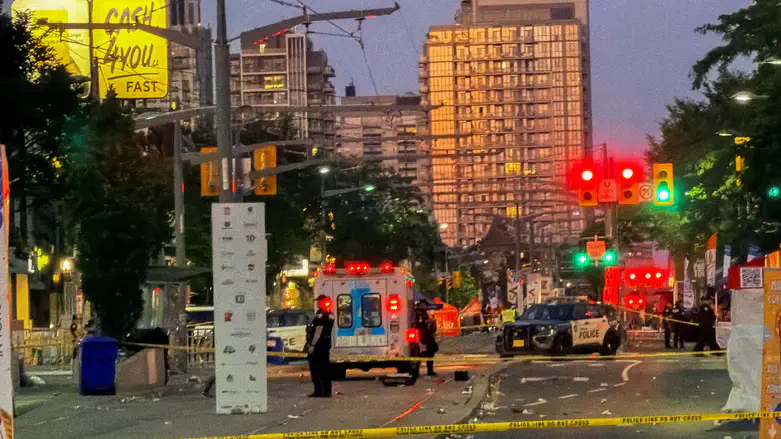 Scene of shooting in Toronto