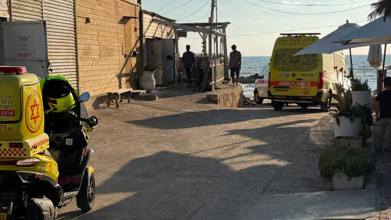 זירת הטביעה בחוף מכמורת