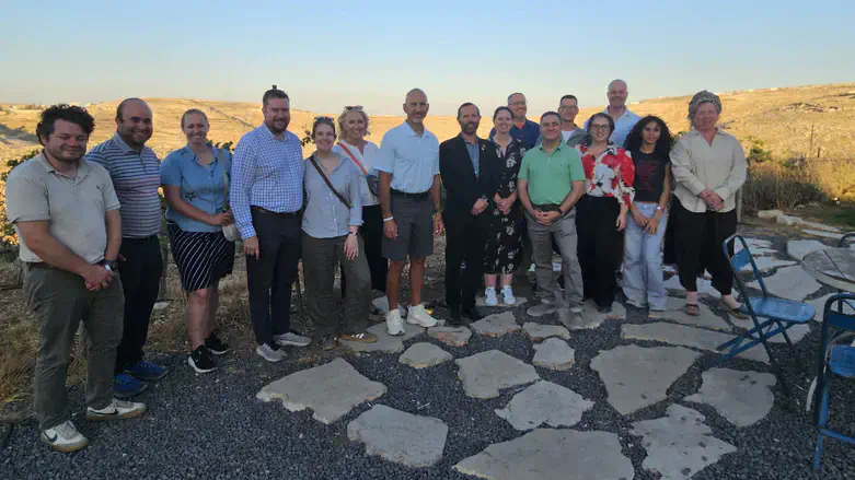 American Legislators Visiting Binyamin