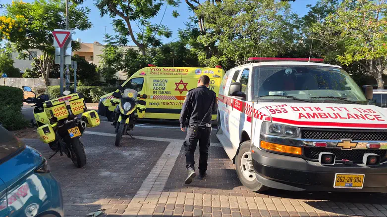 צוותי מד"א בזירת הטביעה