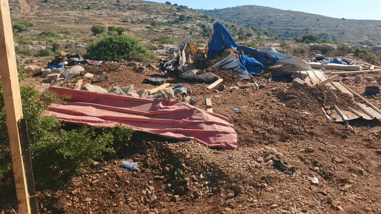 ההרס בגבעת "עורה ישראל"