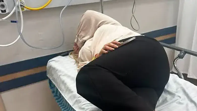 Rosh (head) of the Yerucham local council at Soroka Hospital