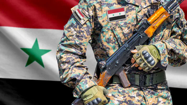 Боевик сирийской армии. Иллюстрация