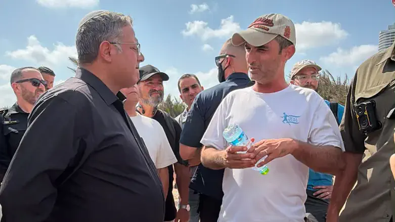 Ben Gvir in Ashkelon