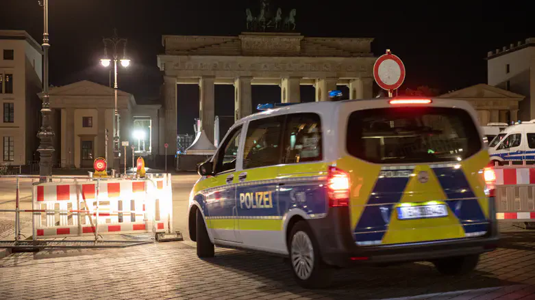 Scene of ramming incident in Berlin, Germany