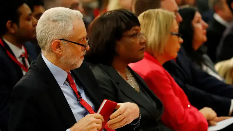 Diane Abbott and Jeremy Corbin