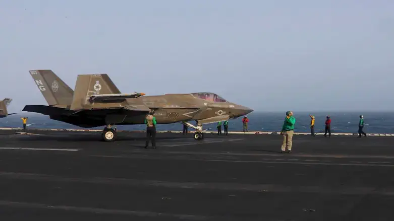 F-35 prepares for takeoff