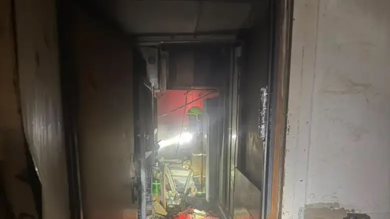 זירת השריפה