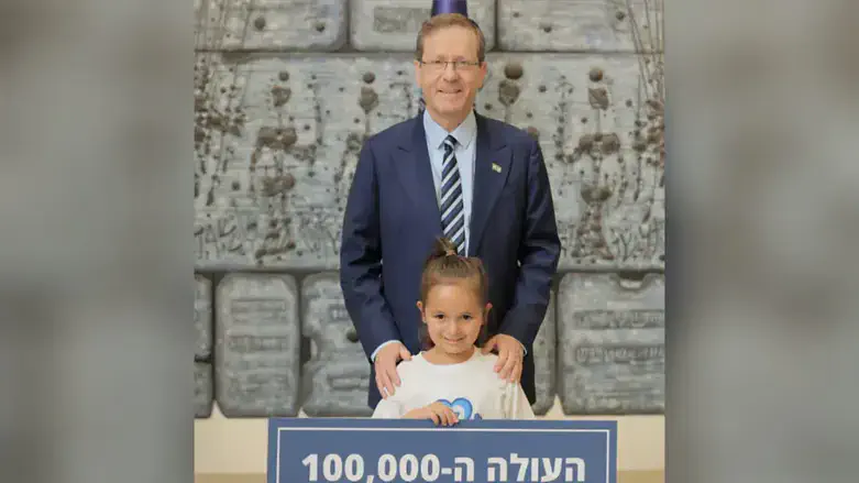 President Herzog with Emilia