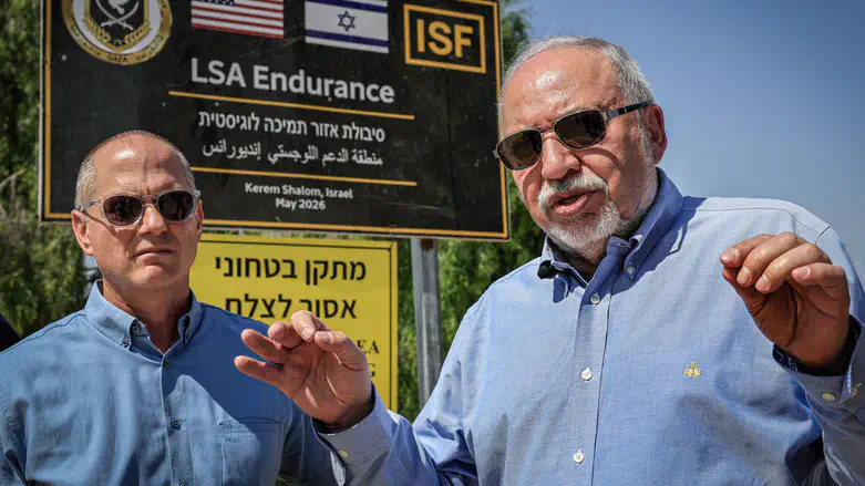 ליברמן בעוטף עזה