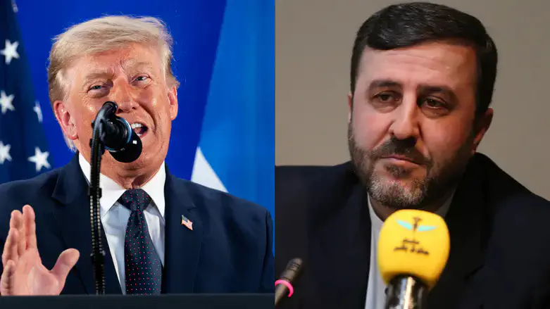 Donald Trump and Kazem Gharibabadi