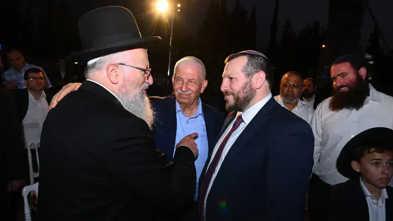 Rabbi Shmuel Eliyahu and Minister Eliyahu