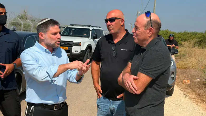 סמוטריץ' בסיור היום