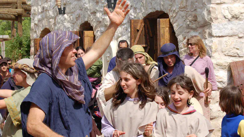 Reenacting bikkurim in Jerusalem