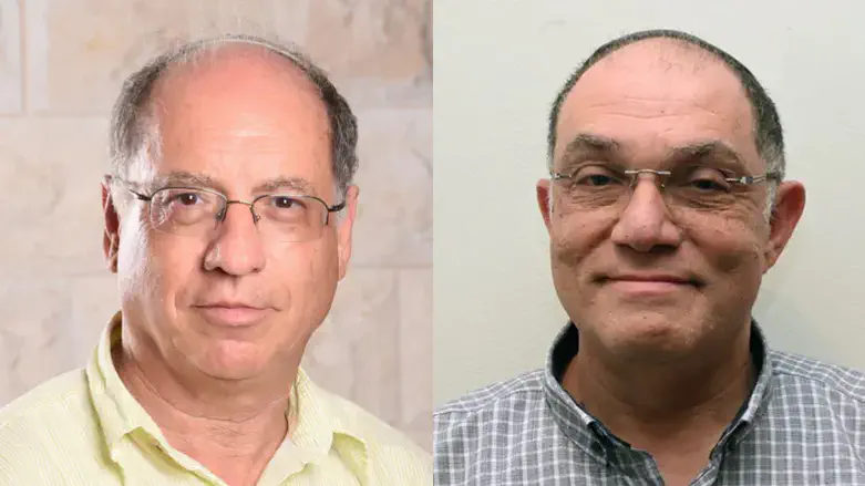 מישאל נוריאלי משמאל. מוטי תורן