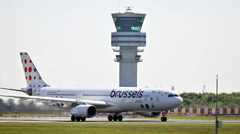 Brussels Airlines plane at Brussels Airport