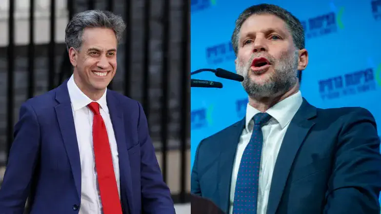 Ed Miliband and Bezalel Smotrich